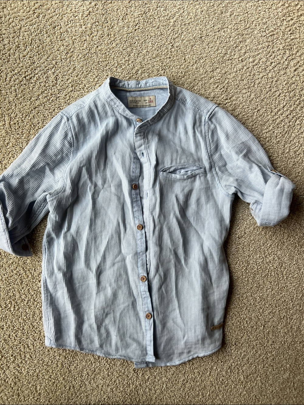 Light Blue boys shirt